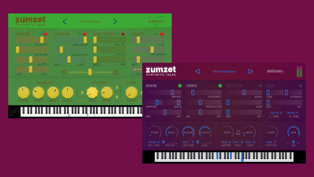 Zumzet Lofi Instrument Plugin Gets a New Extra GUI!