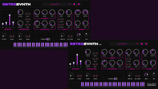 New Plugins: RetroSynth and RetroSynth Lite (Free)