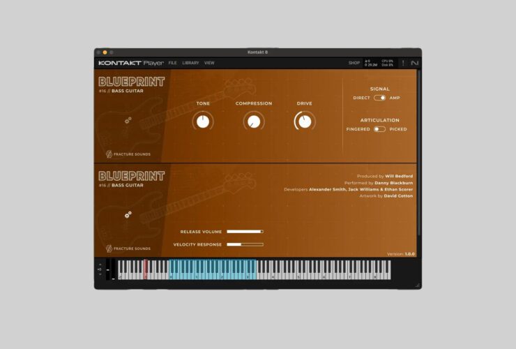 Blueprint: Bass Guitar For Kontakt Player