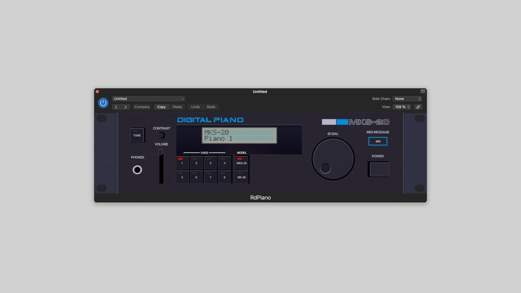 RdPiano Free Digital Piano Plugin
