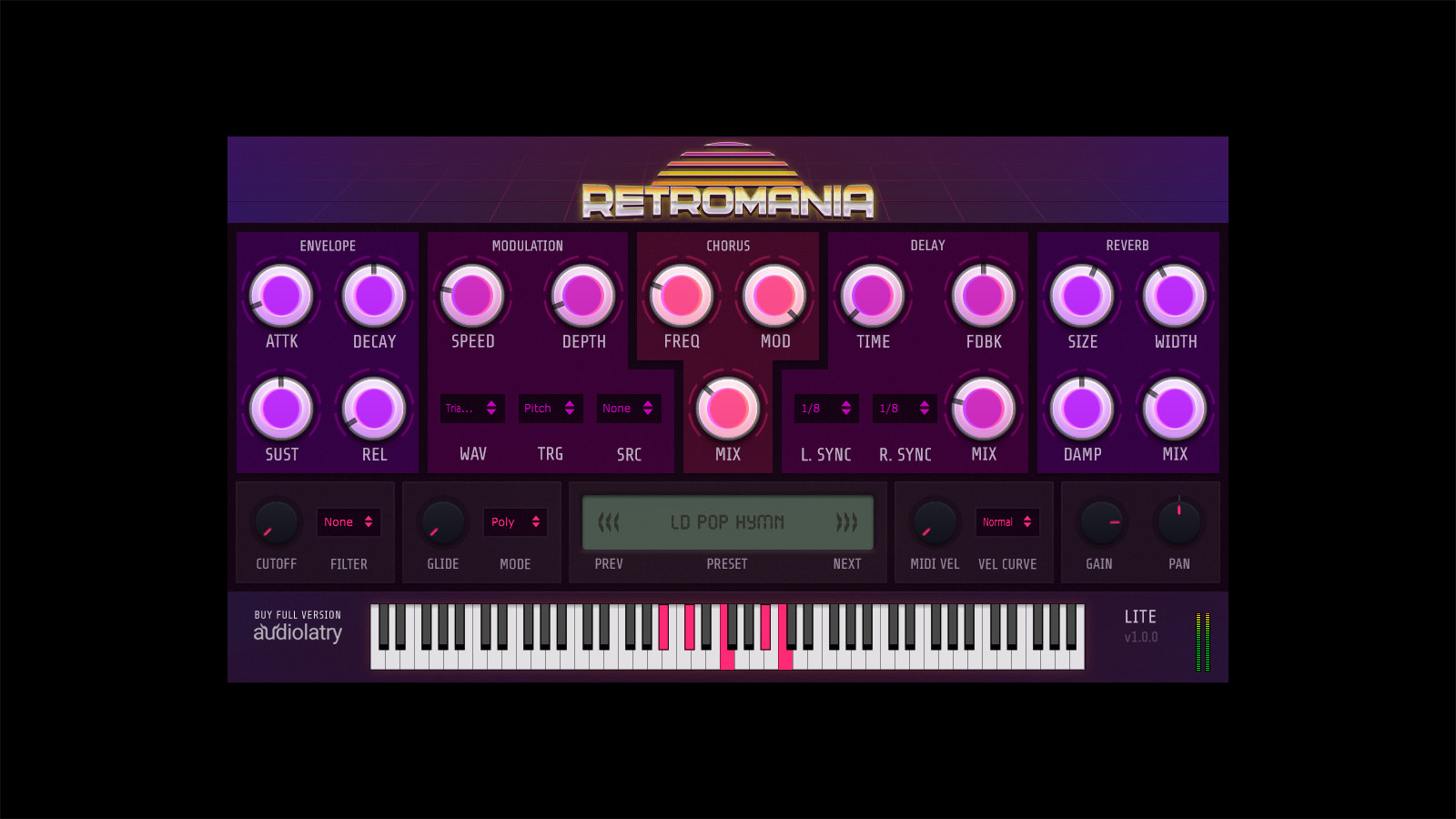 Retromania Lite Free Demo Version