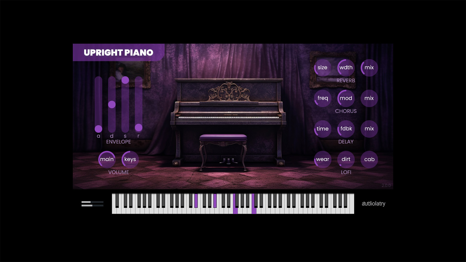 Free Lofi Piano Plugin Upright Piano