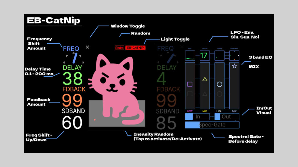 EB-CatNip Free Frequency Shifting Delay