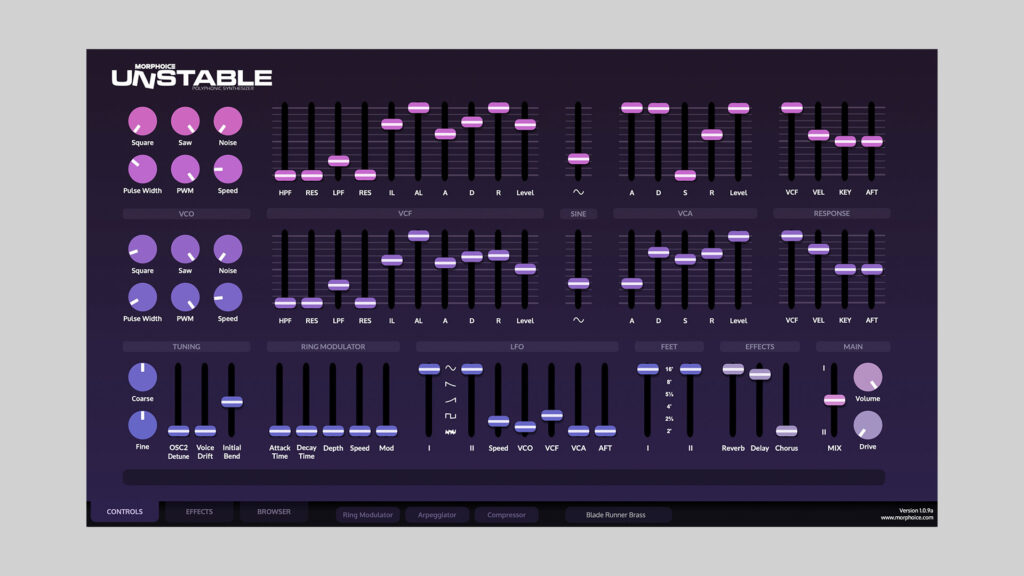 UNSTABLE Free CS-80 Emulator Synth