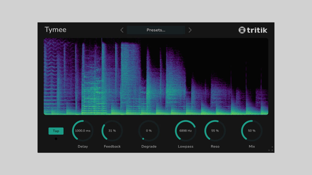 Tymee – A Free Delay Plugin with Spectrogram