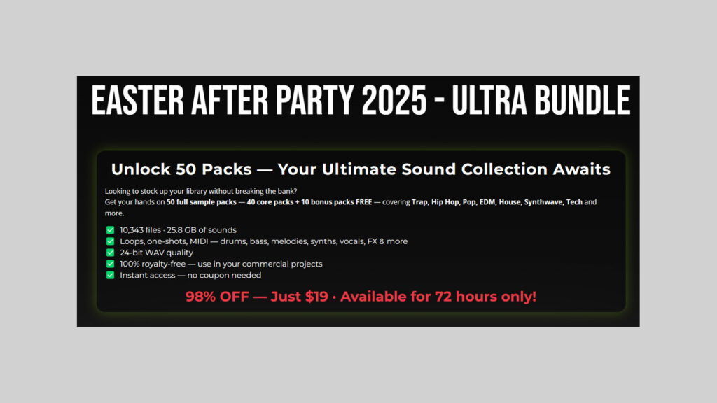 Function Loops Offers 50 Sample Pack Bundle at $19 for a Limited Time