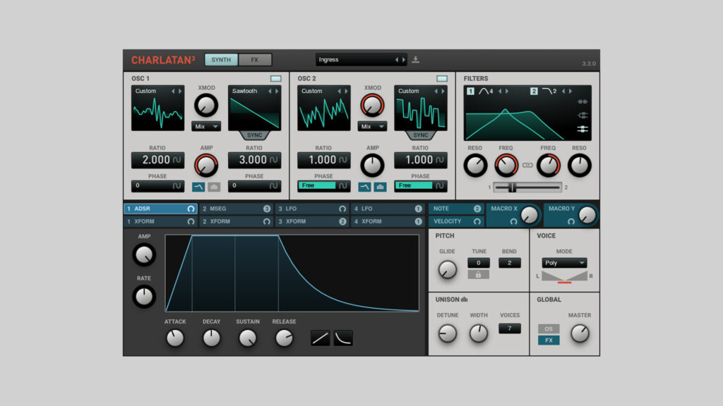 Charlatan Free Synth Version 3.3.0