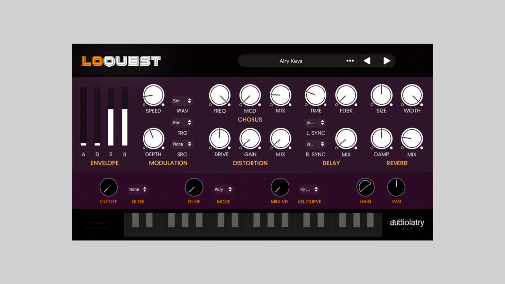 LoQuest Free Lofi Virtual Instrument