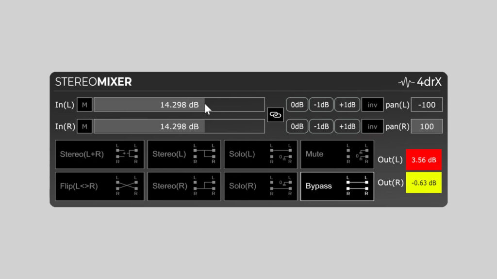 StereoMixer Free Stereo Re-Panner Plugin