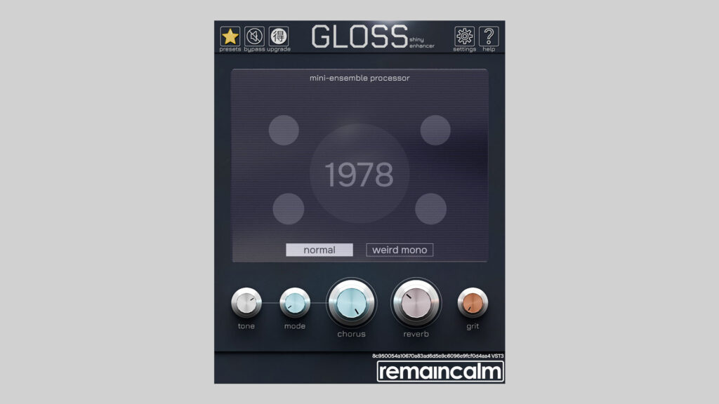 remaincalm Releases Gloss: Free Tiny Enhancer Plugin Gloss: Free Tiny Enhancer Plugin