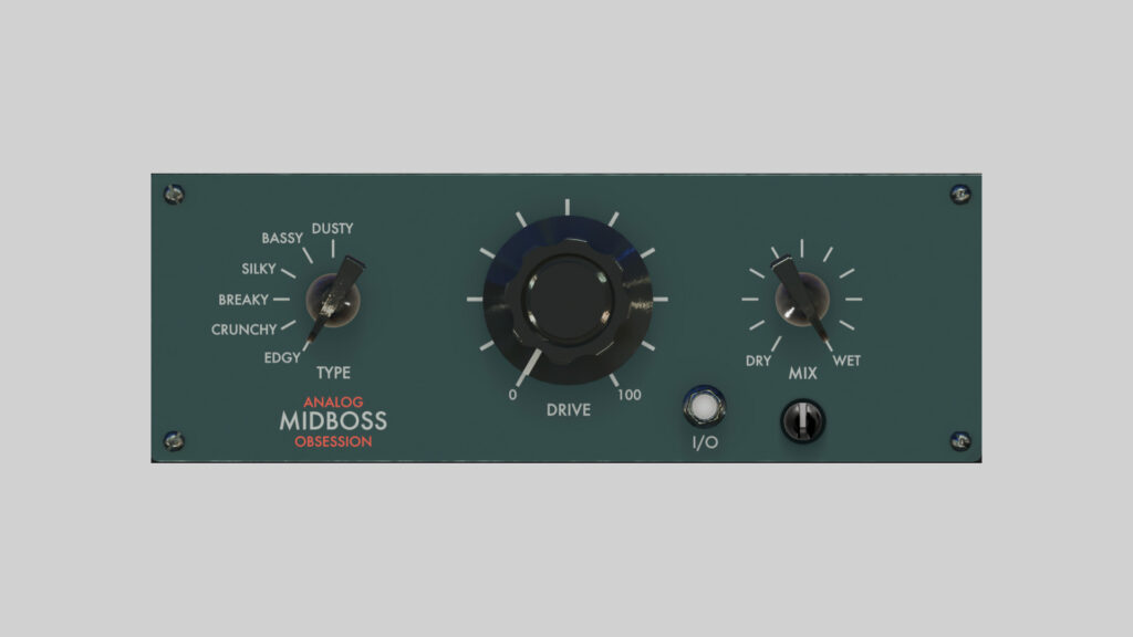 Analog Obsession Releases MidBoss Free Saturation Plugin MidBoss Free Saturation Plugin