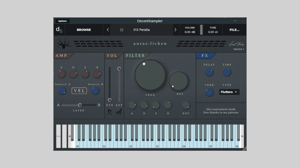 Auras:Lichen Free Decent Sampler Library