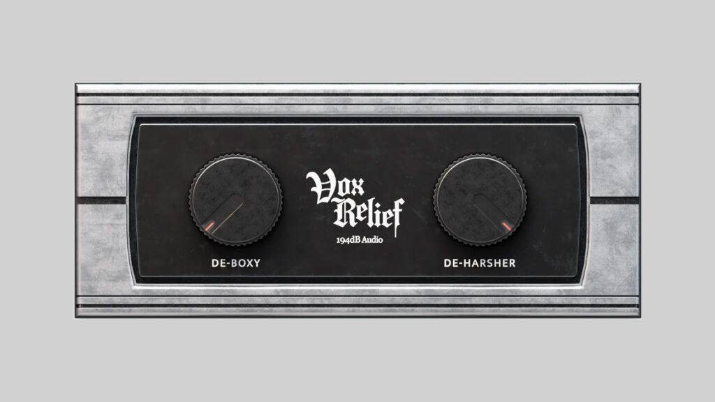 VoxRelief Lite Free Vocal Processing Plugin